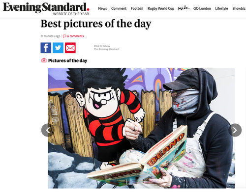 SLEEK is Evening Standard's Pic of the Day!